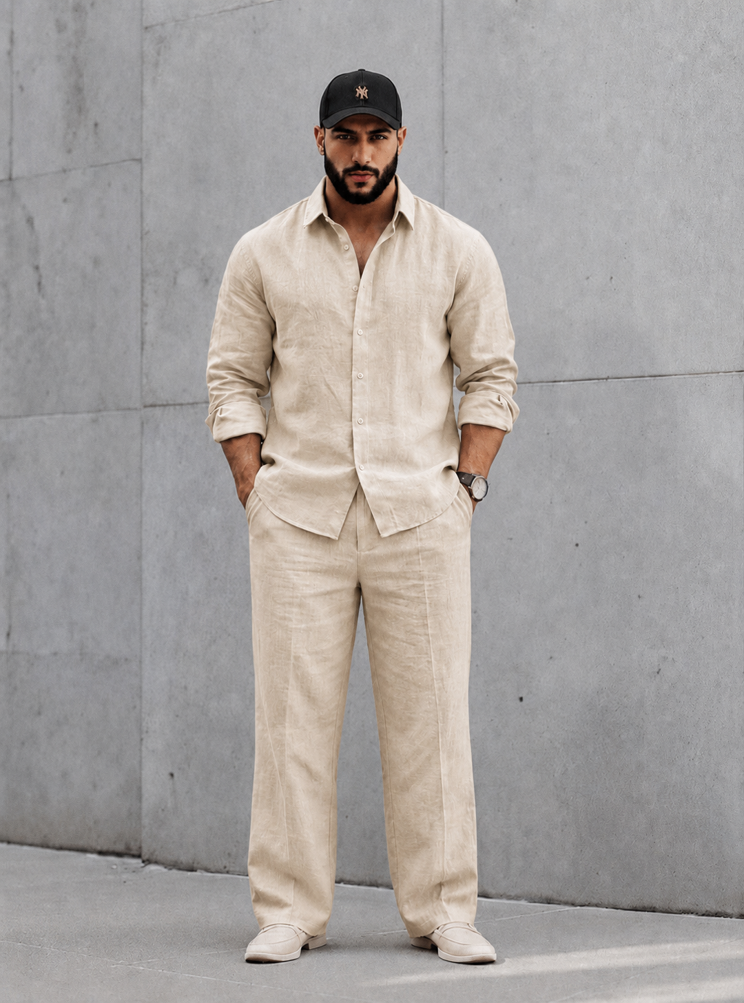 Terra Top & Bottom Set Of Linen, Luxury And Style