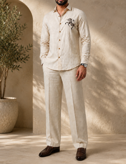 Luxora Top & Bottom Set Of Linen, Luxury And Style