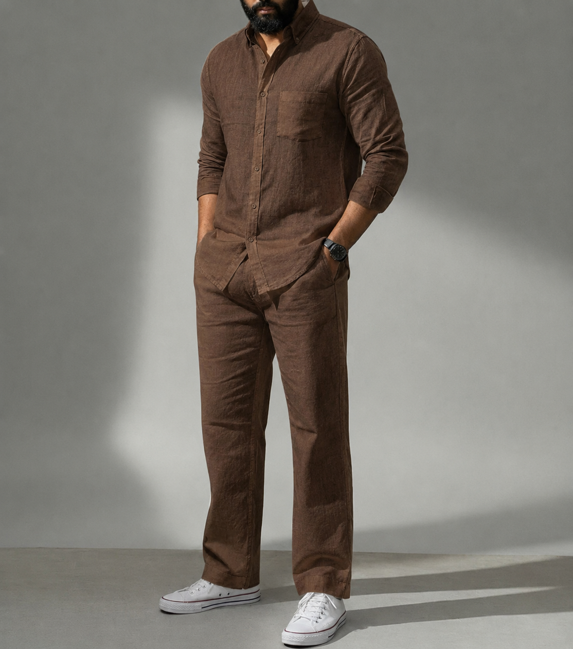Essence Top & Bottom Set Of Linen, Luxury And Style