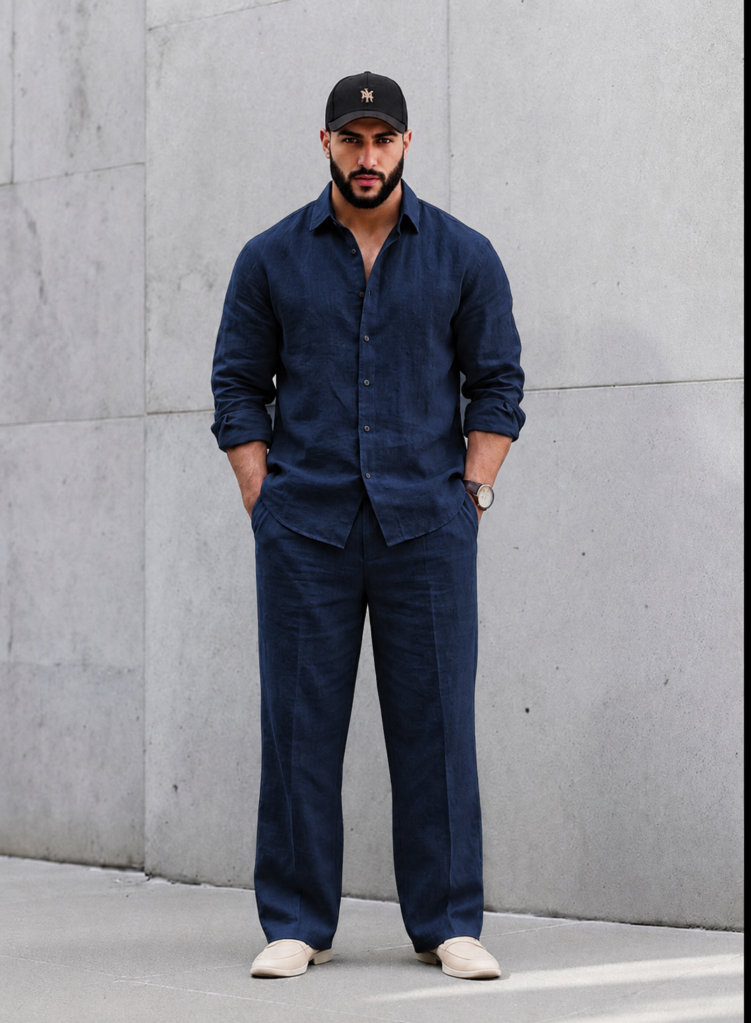Terra Top & Bottom Set Of Linen, Luxury And Style