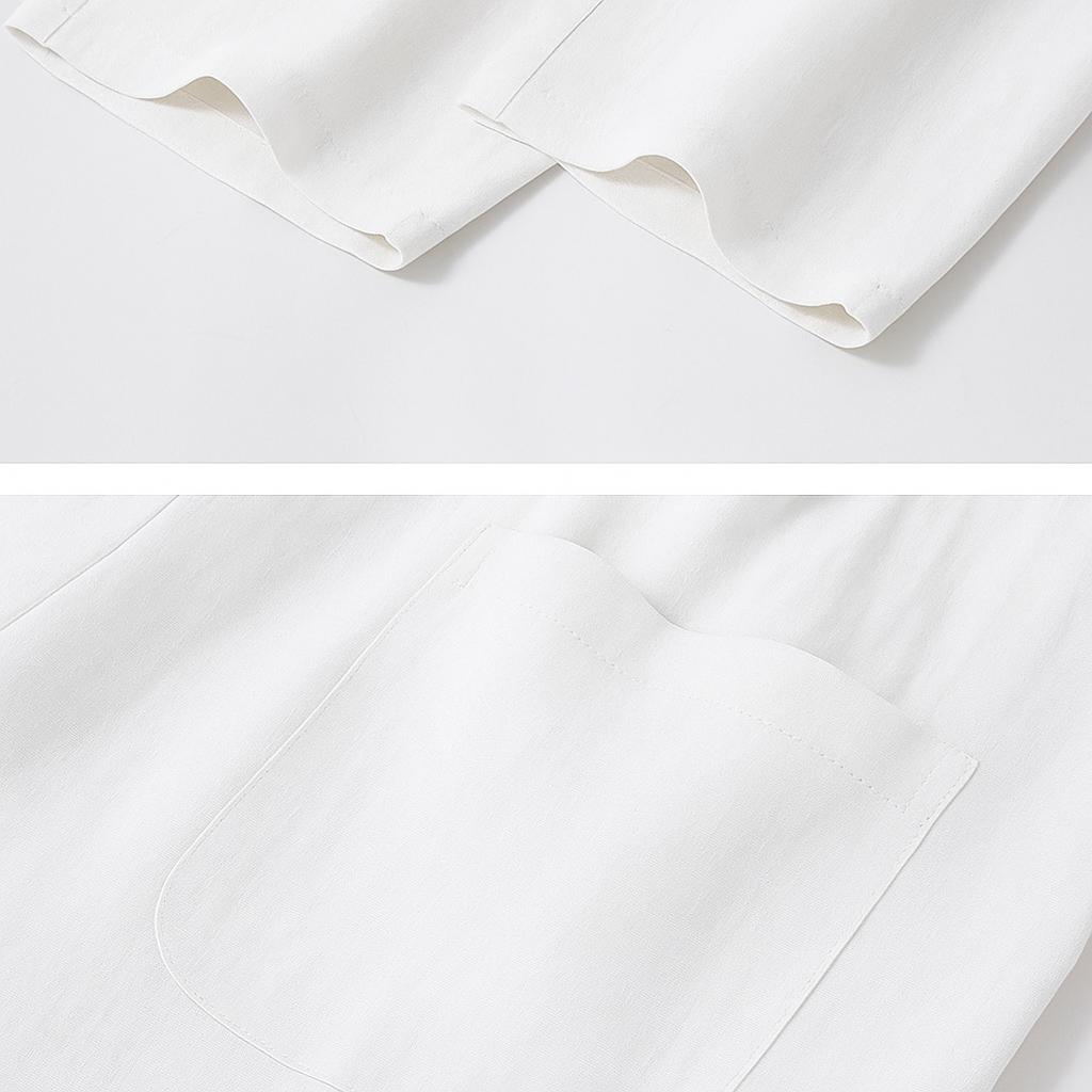 Avior Top & Bottom Set Of Linen, Luxury And Style