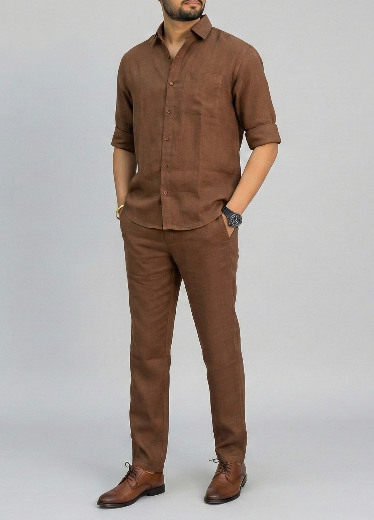 Linen Luxe Top & Bottom Set Of Linen, Luxury And Style